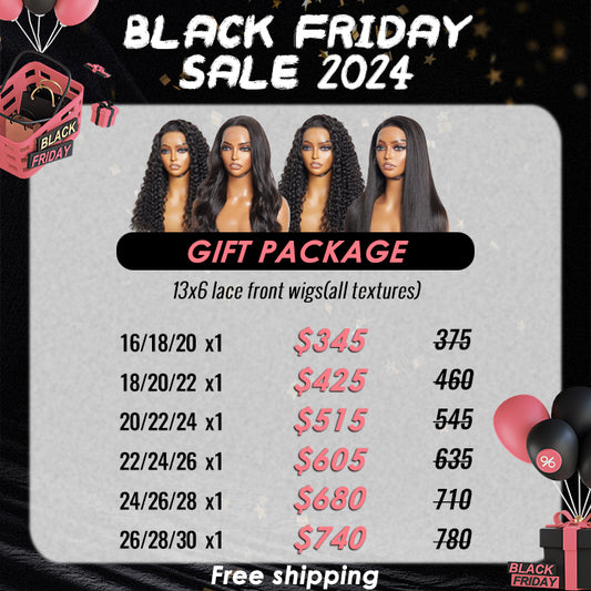 Black Friday Deal ｜13x6 Lace Frontal Wigs $345-$740 Free Shipping